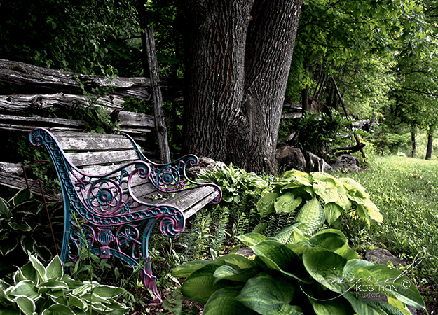 Garden Bench, Maitland, Ontario