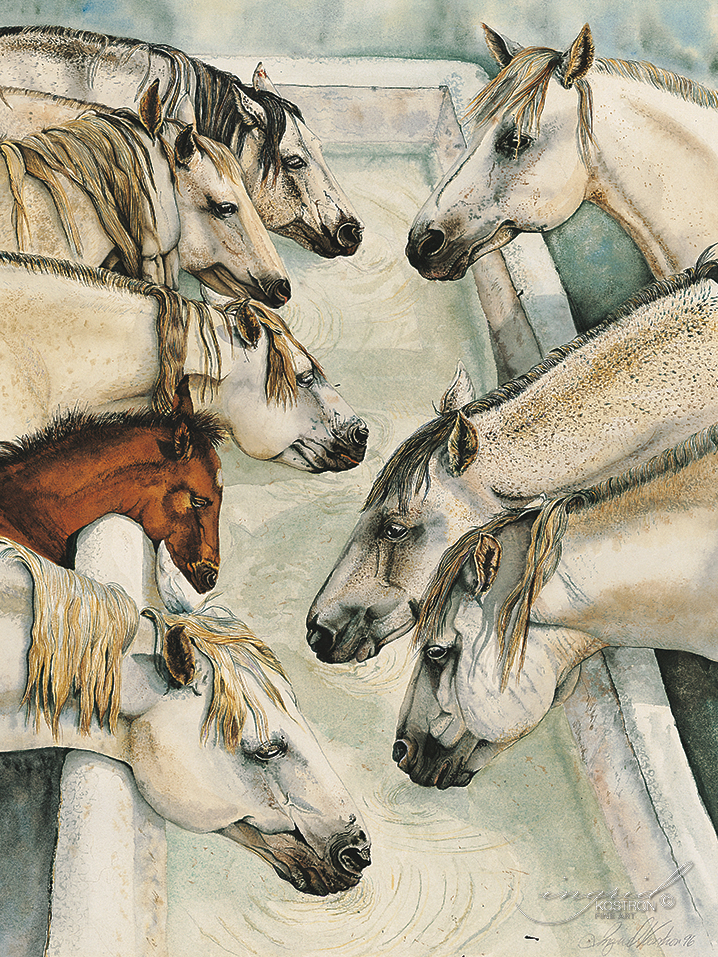 Mares at the Source, winner Best in Show, 'Our Roots' St. Brigids Centre for the Arts and Humanities, Ottawa, 2012